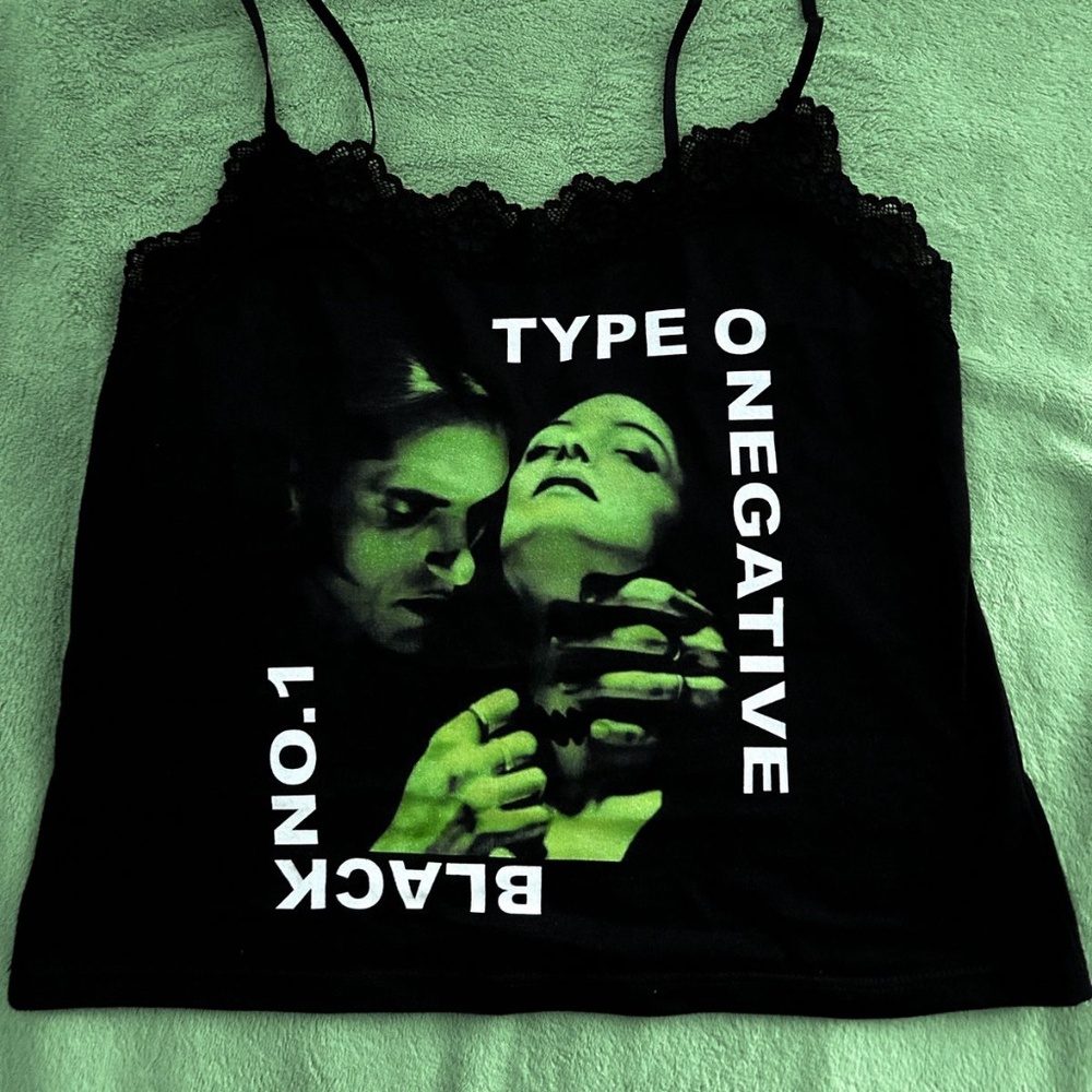 Vera's Eye Candy Deadstock: Type O Negative "Black Number 1" Cami Top